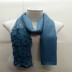 Lace Cotton Diamond Stole- Navy Blue
